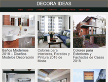 Tablet Screenshot of decoraideas.com